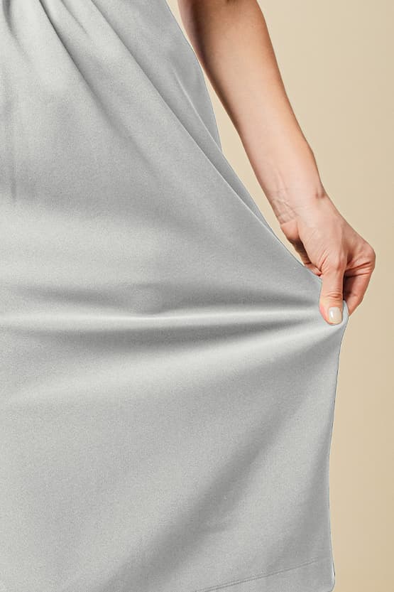 Active Cool: Active Cool White × Gray Shell Dress