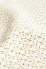 [Chiffon x Jacquard] Decollete Tuck Dress