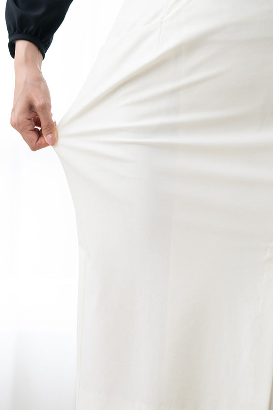 Stretch Jacquard: Geo Jacquard Wrap Skirt