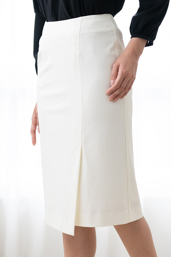 Stretch Jacquard: Geo Jacquard Wrap Skirt