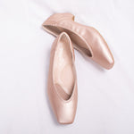 Champagne Pink Vegan Leather Fluffy Flats