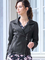 Black Soft Stretch Riders Jacket
