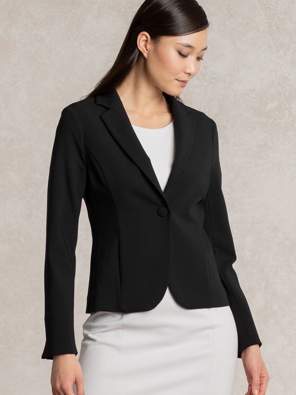 All-Season / No Lining: Black Tailored Jacket