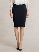 All-Season Material: Navy Switch Skirt