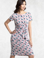 Optical Pink Daily Dress