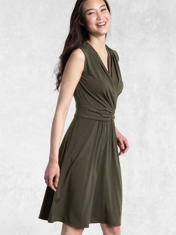 Khaki Marilyn Dress