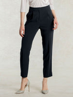 Suit Friendly: Navy Tucked Pants