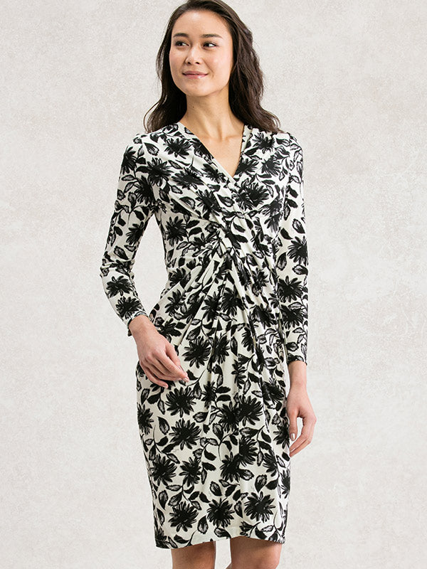 Black Gerbera Venus Dress