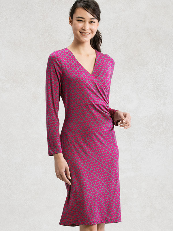 Victory Pink Side Gather Dress