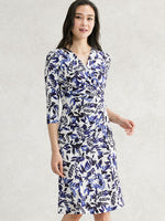 Japanese Pattern: Blue Goldfish Gather Dress