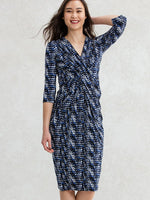 Blue Tweed Venus Dress