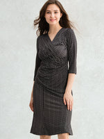 Black Beans Gathered Dress