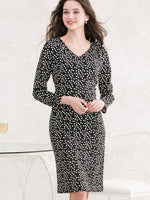 Black Koyuki I-Line Trimming Dress