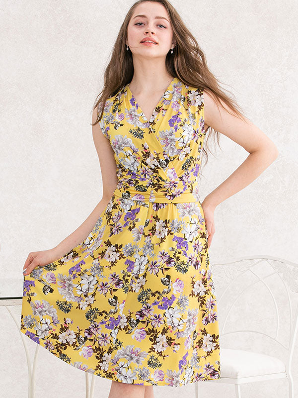 Dramatic Yellow Marilyn Dress