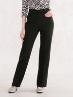 Starry Black Straight Pants