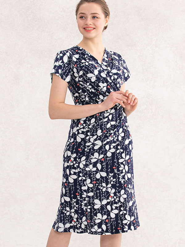 Japanese Pattern: Azami Goldfish Gathered Dress