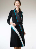 Japanese Pattern: Higashiyama Collared Cache-Coeur Dress