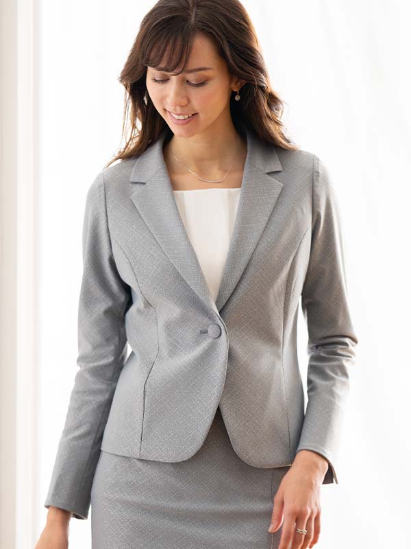 Stretch Jacquard: Gregio Tailored Jacket