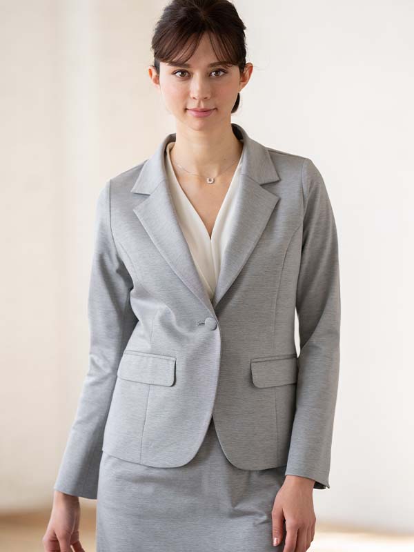 Light Gray Tailored Jacket