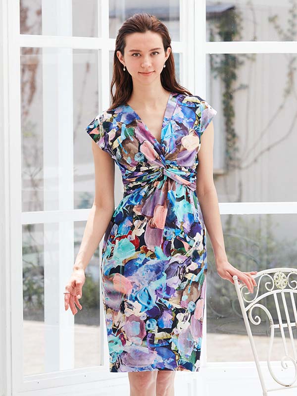 Water Mirror Ribbon Dress
