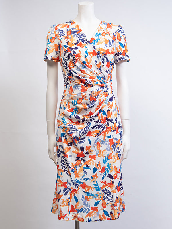 Japanese Pattern: Goldfish Gather Dress