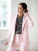 Pink Long Mannish Jacket