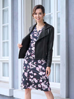 Black Soft Stretch Riders Jacket