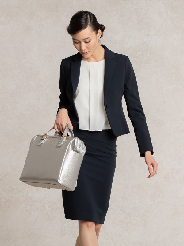 All-Season Material: Navy Switch Skirt