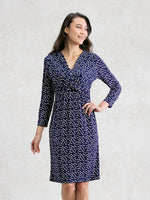 Navy Koyuki Twist Dress