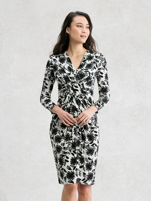 Black Gerbera Venus Dress