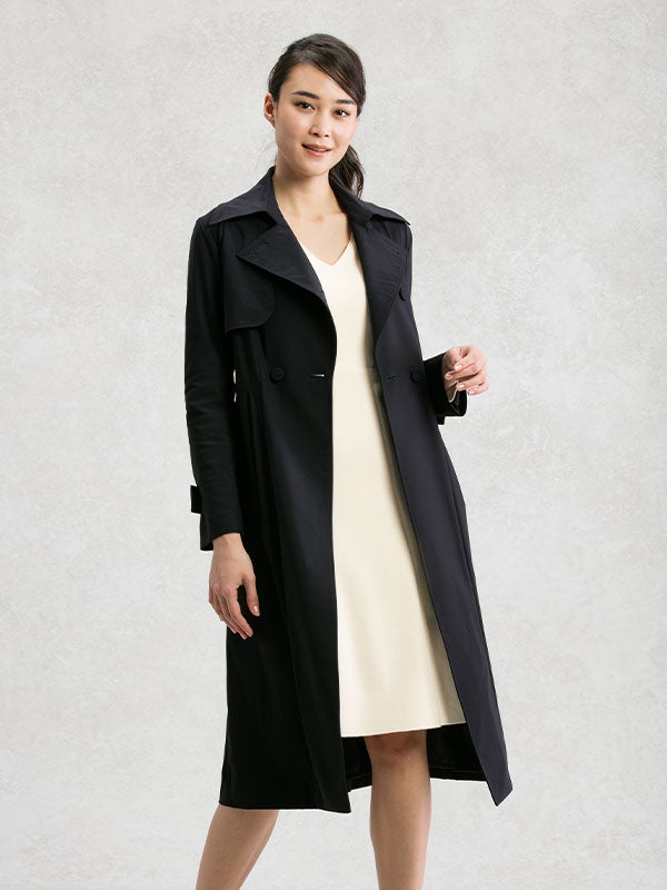 Navy Trench Coat