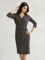 Purple Yacht Asymmetric Dress