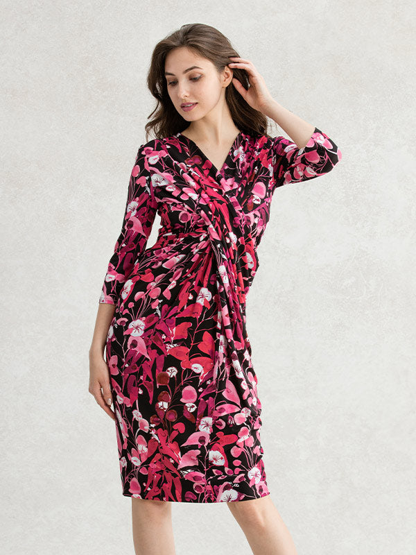 Pink Leaf Venus Dress