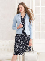 Navy Clover Shell Dress