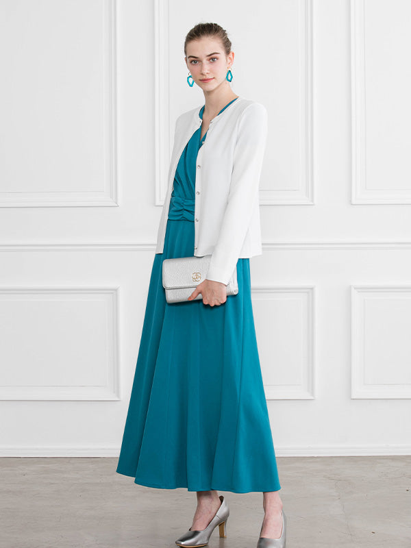 Long Length: Turquoise Blue Long Marilyn Dress
