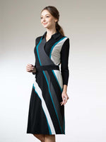 Japanese Pattern: Higashiyama Collared Cache-Coeur Dress