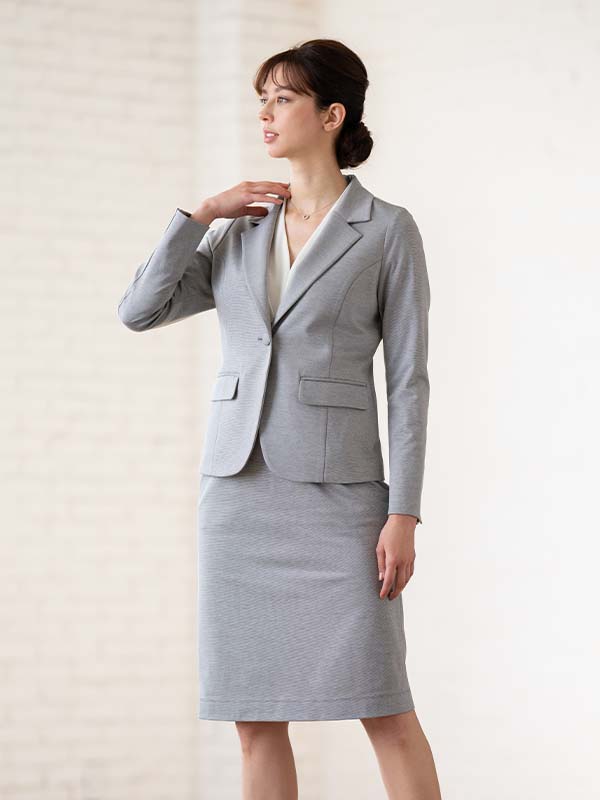 Light Gray Tailored Jacket