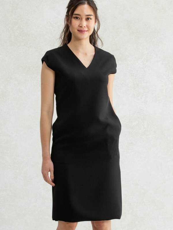 Black Biz Sack Dress
