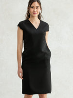 Black Biz Sack Dress