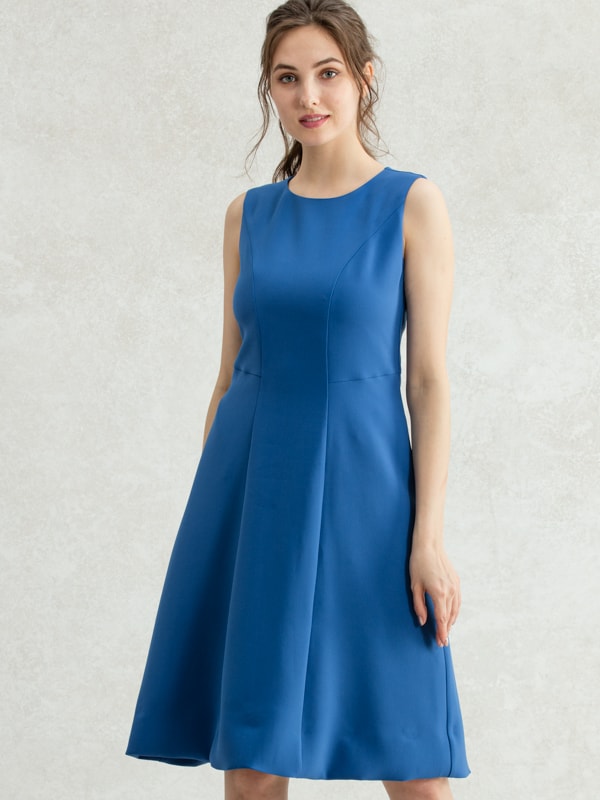 Blue Flared Dress
