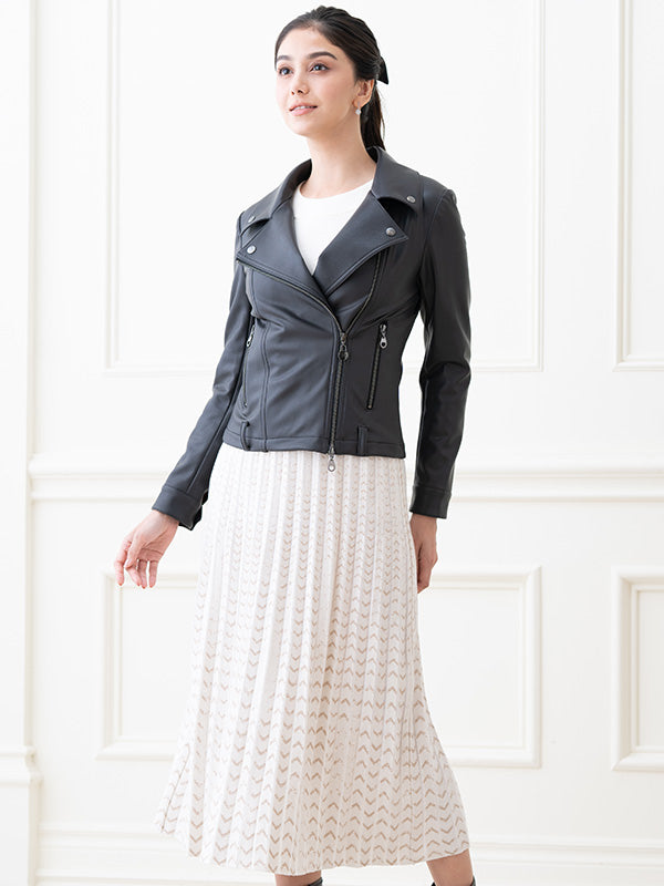 Black Stretch Riders Jacket