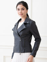 Black Stretch Riders Jacket