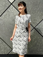 4-Way Stretch: Taisho Black Daily Dress